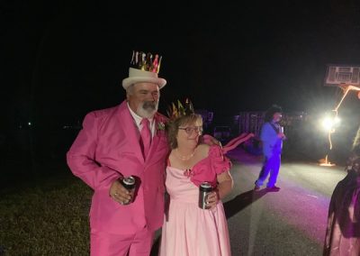photo of adult couple dressed up for halloween